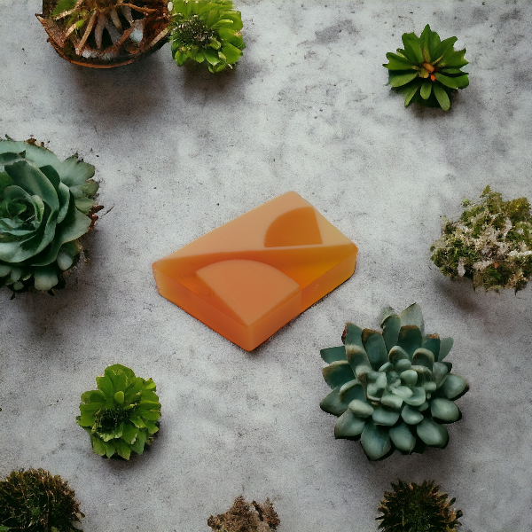 Handmade Peach and Melba Natural Soap Bar with Eco-Friendly Packaging Ideal for all skin types